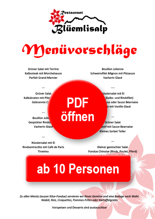 Menüvorschläge herunterladen